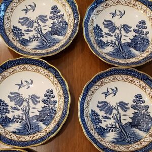 Fruit/Dessert Bowls Set - Booths Real Old Willow